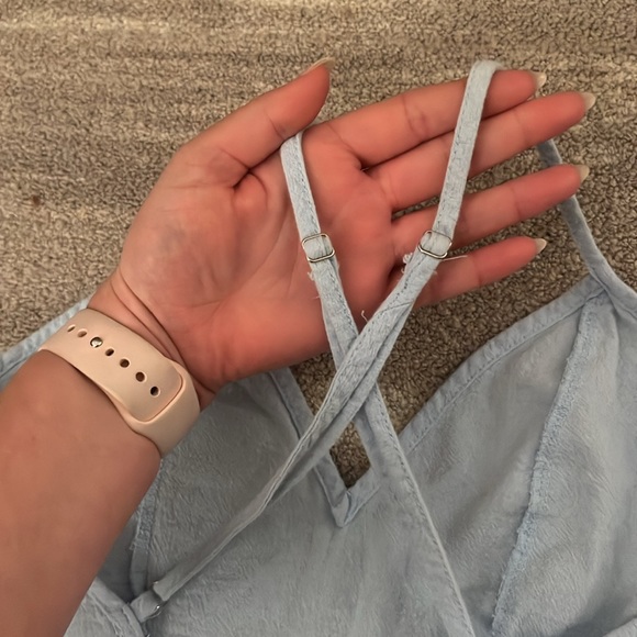 Zaful Baby Blue Mini Dress - Picture 4 of 4